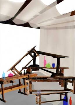 Venezianische Versionen - Entwurf von Clara Beckord und Clara van der Pohl