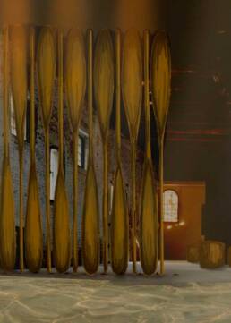 WOOD WORKS VENICE – Handwerk zwischen Tradition und Innovation. - Entwurf von Anna Bielefeld - Perpektive